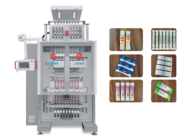 Multi-lane Back Seal Stick Pack Machine DXDK630 / 900 / 1200
